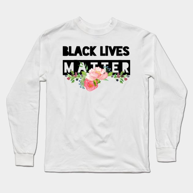 Black Lives Matter Long Sleeve T-Shirt by nerdlkr